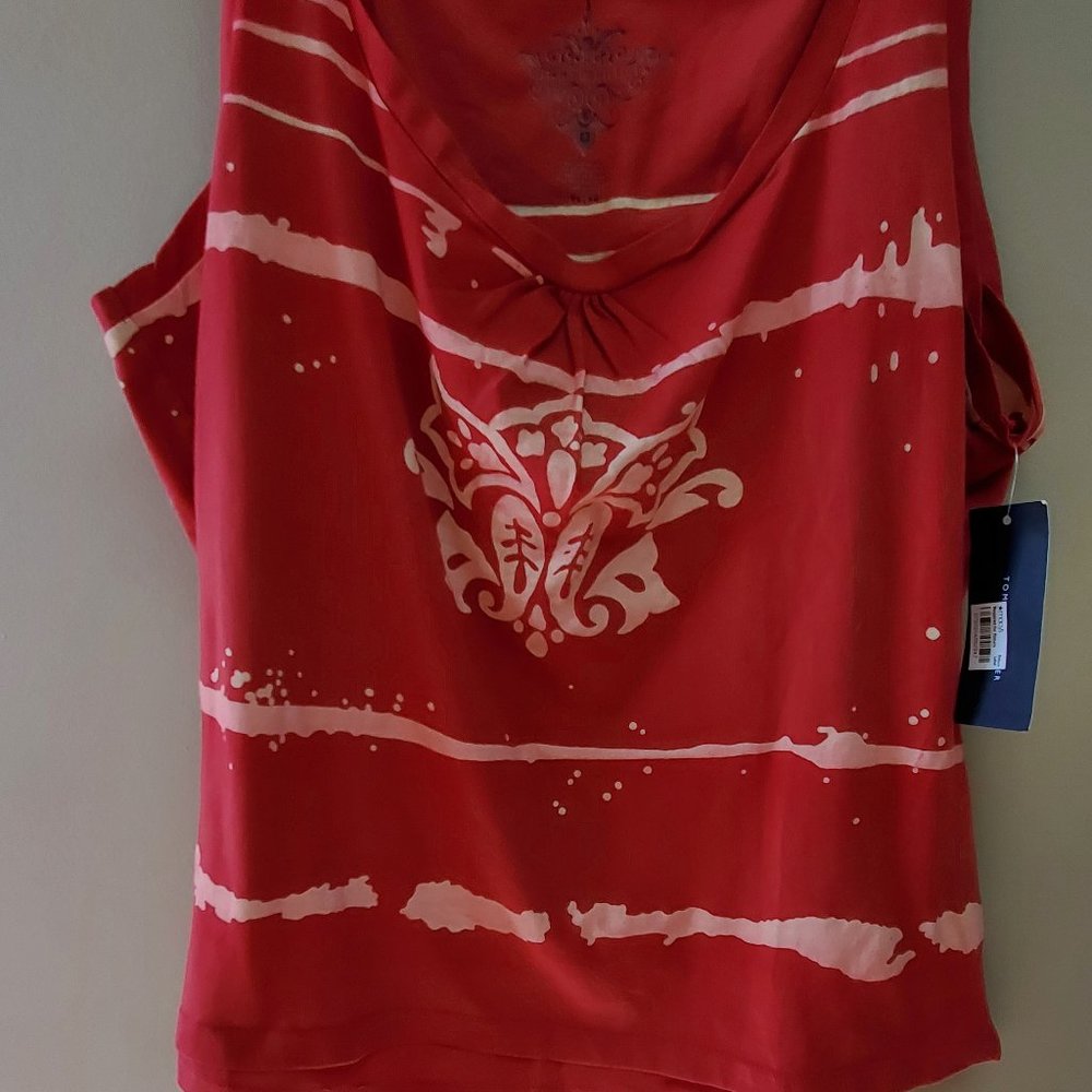 Tommy Hilfiger Rust Graphic Top